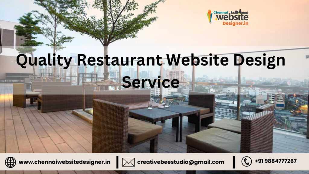 Quality Restaurant Website Design Service